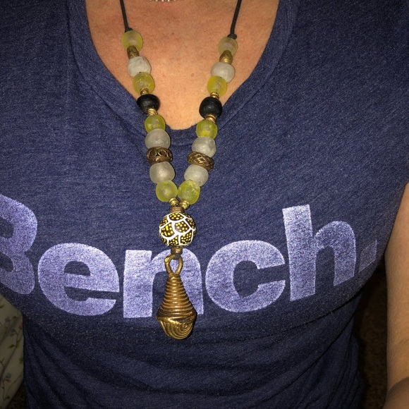 Vintage African trades bead necklace - Picture 9 of 9